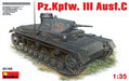 MiniArt 35166 1/35 German Pz.Kpfw. III Ausf. C Tank Model Kit
