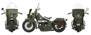 MiniArt 35172 1/35 U.S. Motorcycle WLA with Rider Figure Model Kit