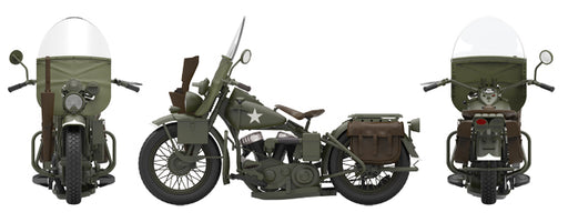 MiniArt 35172 1/35 U.S. Motorcycle WLA with Rider Figure Model Kit