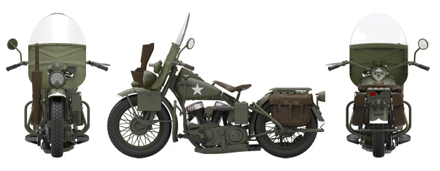 MiniArt 35172 1/35 U.S. Motorcycle WLA with Rider Figure Model Kit