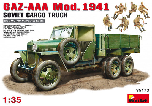 MiniArt 35173 1/35 GAZ-AAA Cargo Truck 1941 with Figures Model Kit