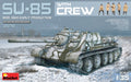 MiniArt 35178 1/35 Soviet SU-85 Mod.1943 Early Production Tank with Crew Model Kit