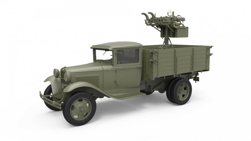 MiniArt 35186 1/35 Soviet 1.5 Ton Cargo Truck with M-4 Maxim AA Machine Gun Model Kit