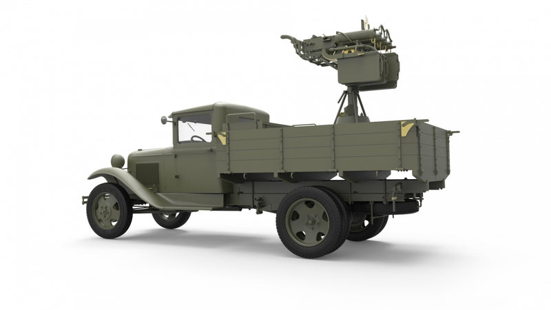 MiniArt 35186 1/35 Soviet 1.5 Ton Cargo Truck with M-4 Maxim AA Machine Gun Model Kit