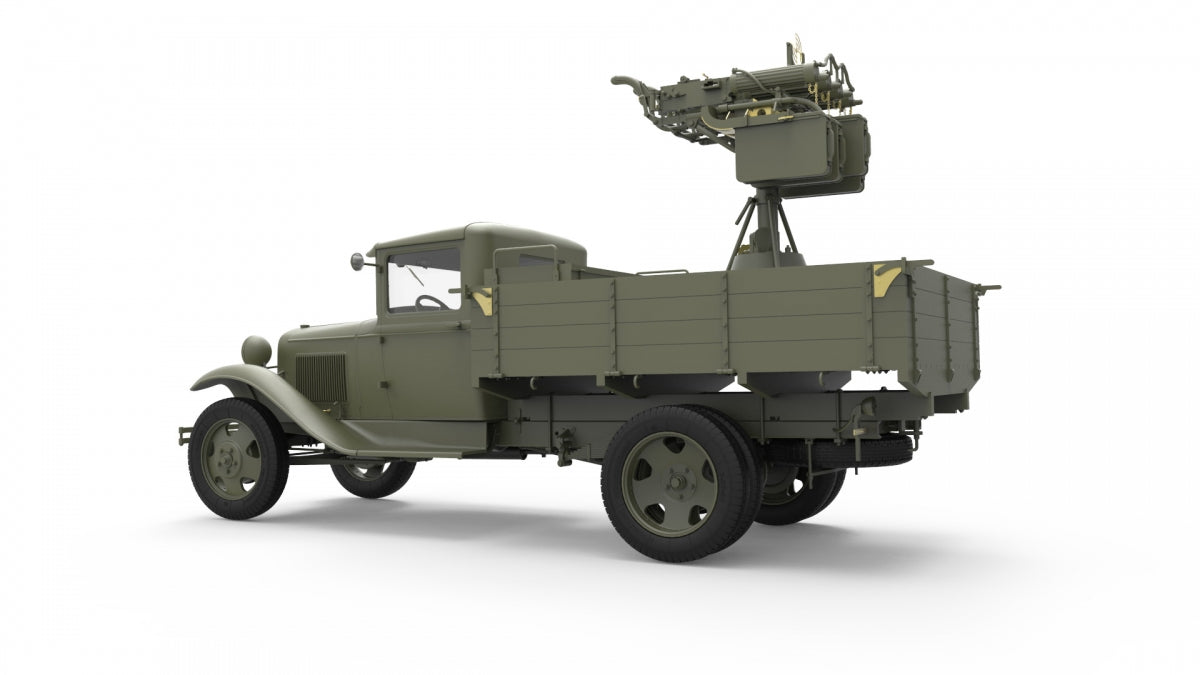 MiniArt 35186 1/35 Soviet 1.5 Ton Cargo Truck with M-4 Maxim AA Machine Gun Model Kit