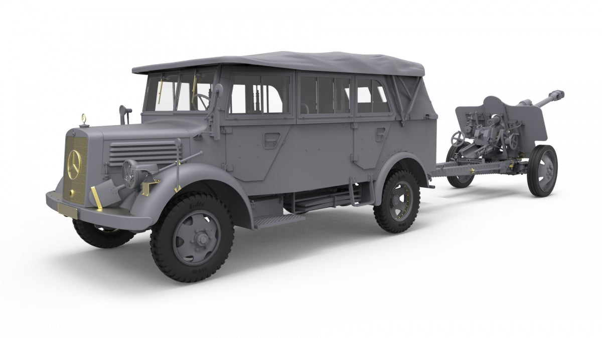 MiniArt 35189 1/35 German Kfz.70 Personnel Car with 7.62cm F.K. 39 (r) Gun Model Kit