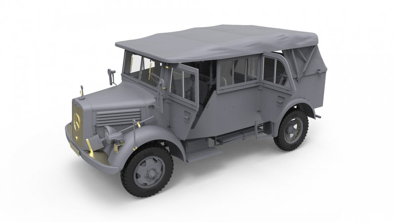 MiniArt 35189 1/35 German Kfz.70 Personnel Car with 7.62cm F.K. 39 (r) Gun Model Kit