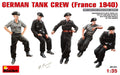 MiniArt 35191 1/35 German Tank Crew (France 1940) Figures Model Kit