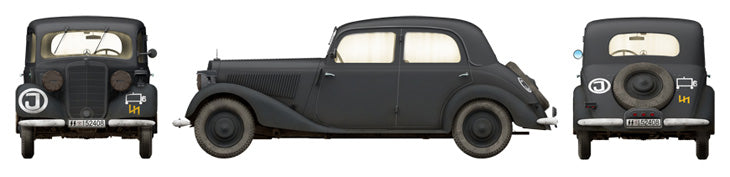 MiniArt 35203 1/35 Personenwagen TYP 170V Saloon Model Kit