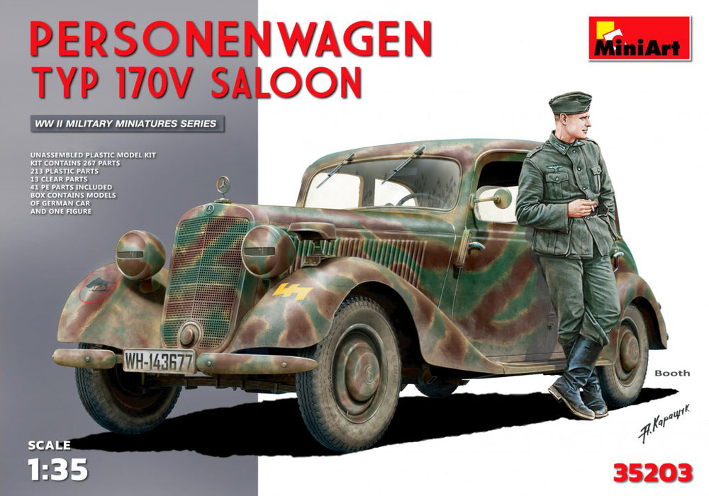 MiniArt 35203 1/35 Personenwagen TYP 170V Saloon Model Kit