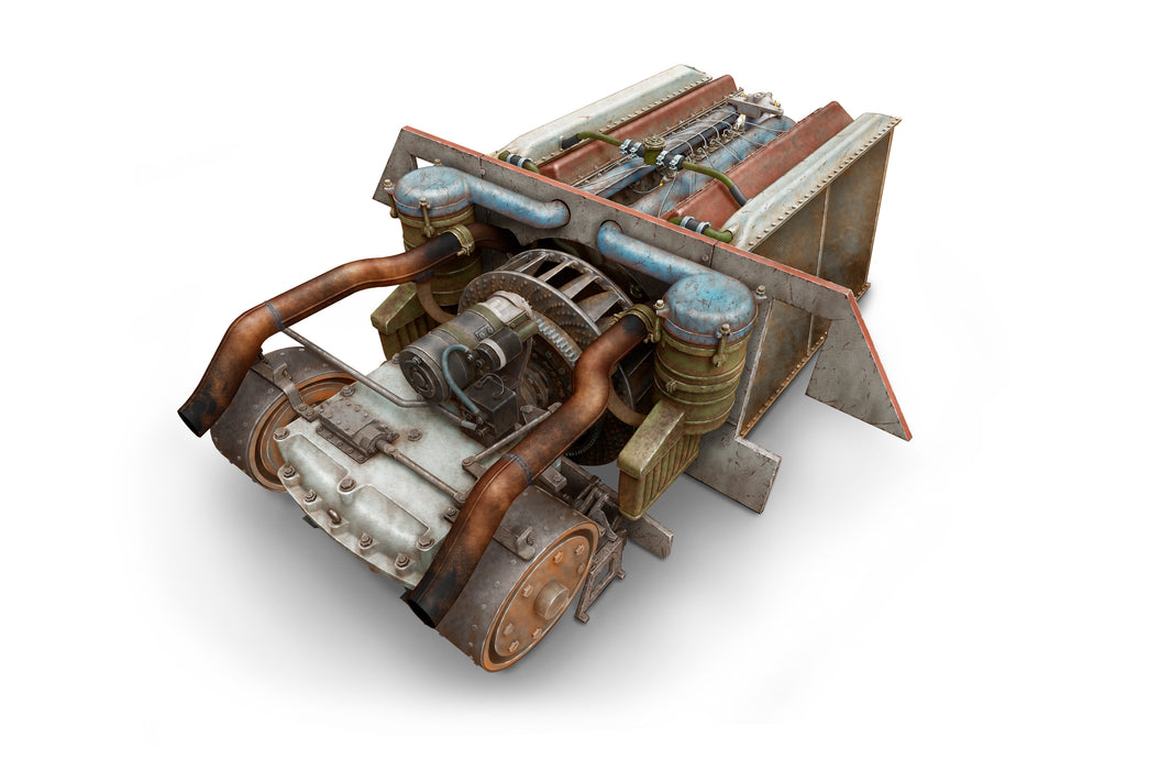 MiniArt 35205 1/35 T-34 Engine V-2-34 and Transmission Set Model Kit