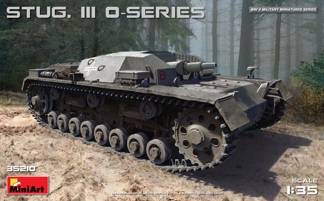 MiniArt 35210 1/35 German StuG III 0-Series Tank Model Kitv