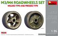 MiniArt 35220 1/35 M3/M4 Roadwheels (Welded and Pressed) Set Model Kit