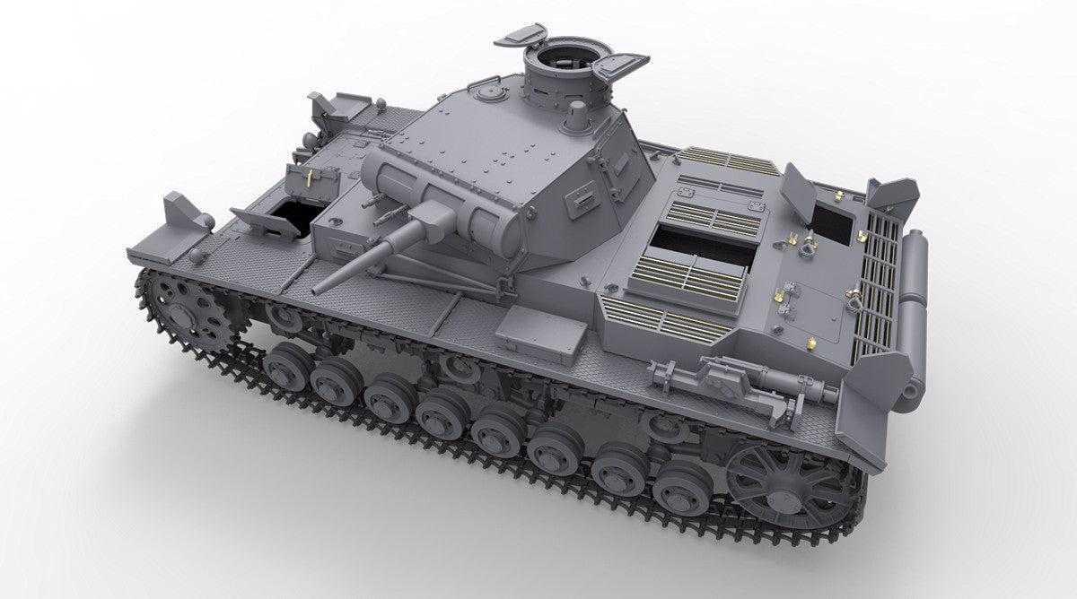 MiniArt 35221 1/35 Pz.Kpfw. III Ausf. B Tank with Crew Model Kit