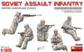 MiniArt 35226 1/35 WWII Soviet Assault Infantry (Winter Camo Cloaks) Figures Model Kit
