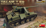 MiniArt 35240 1/35 WWII Romanian 76mm SPG Tacam T60 Tank with Interior Model Kit
