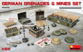 MiniArt 35258 1/35 German Grenades and Mines Set Model Kit