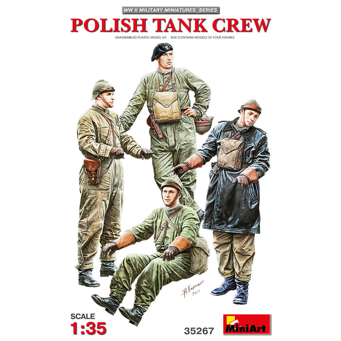 MiniArt 35267 1/35 Polish Tank Crew Figures Model Kit