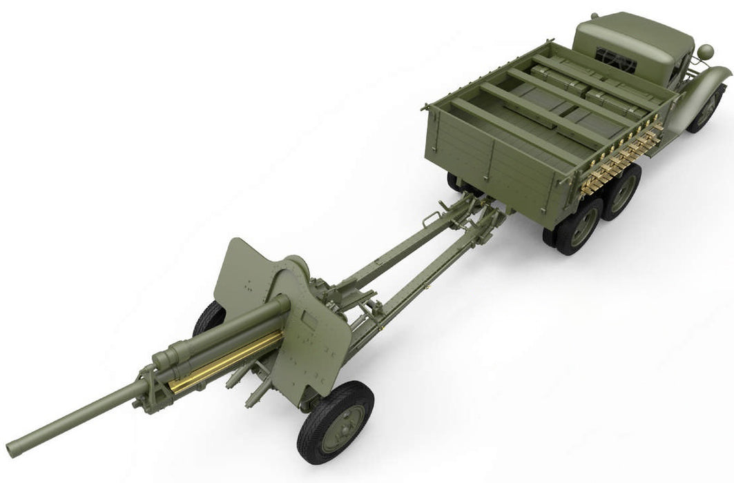 MiniArt 35272 1/35 WWII Soviet 2T 6x4 Truck and 76mm USV-BR Gun Model Kit