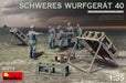 MiniArt 35273 1/35 WWII German Schweres Wurfgerat Rocket Launcher and Figures Model Kit