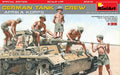 MiniArt 35278 1/35 German Tank Crew "Afrika Korps" (Special Edition) Figures Model Kit
