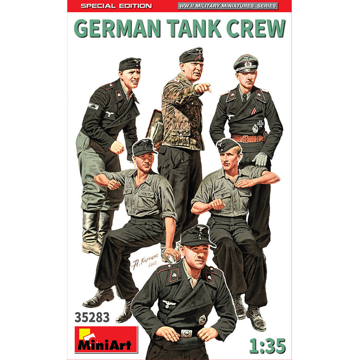 MiniArt 35283 1/35 German Tank Crew (Special Edition) Figures Model Kit