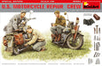 MiniArt 35284 1/35 US Motorcycle Repair Crew (Special Edition) Figures Model Kit