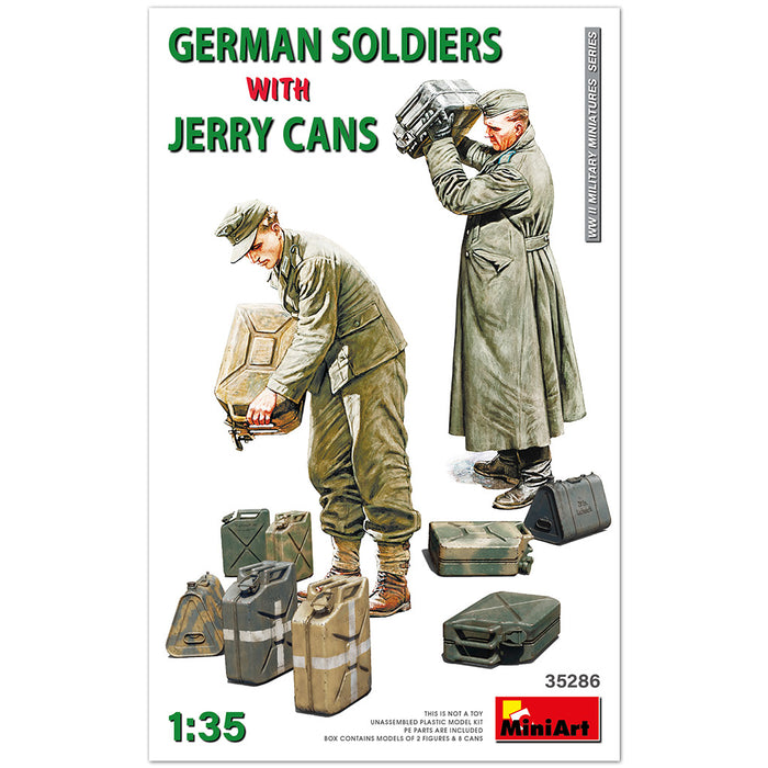 MiniArt 35286 1/35 German Soldiers with Jerry Cans Figures Model Kit