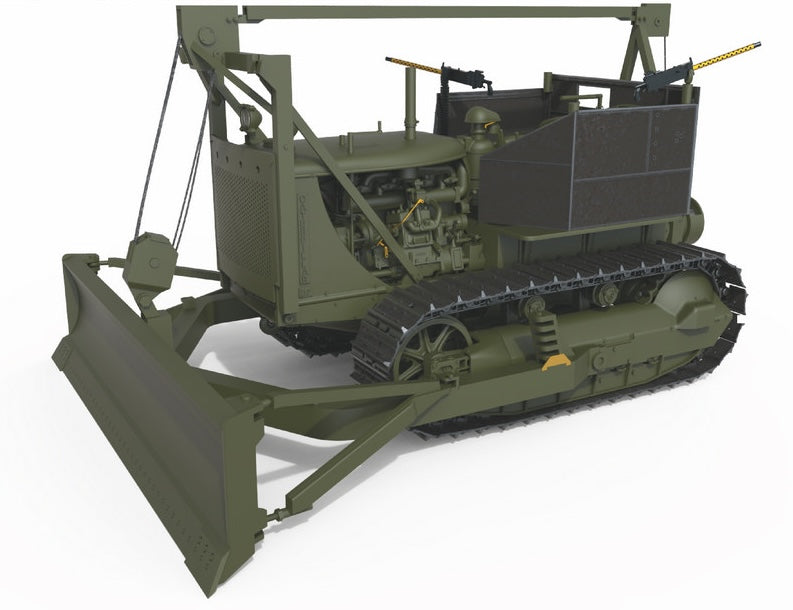 MiniArt 35291 1/35 US Armored Tractor with Angled Dozer Blade Model Kit