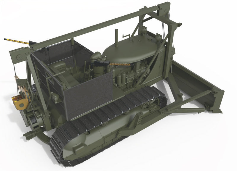 MiniArt 35291 1/35 US Armored Tractor with Angled Dozer Blade Model Kit