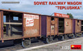 MiniArt 35300 1/35 Soviet Railway Wagon "Teplushka" Plastic Model Kit