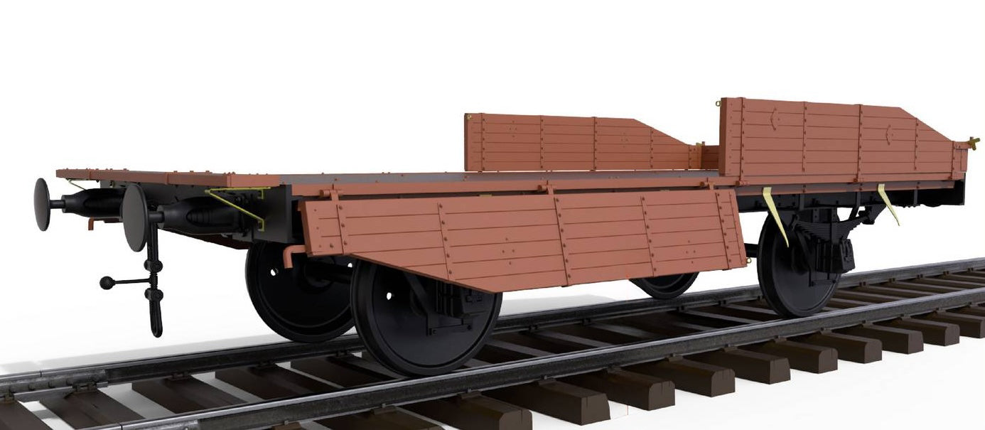 MiniArt 35303 WWII Soviet Railway Flatbed 16,5-18t Plastic Model Kit