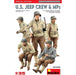 MiniArt 35308 1/35 US Jeep Crew and MPs (Special Edition) Figures Model Kit