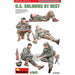 MiniArt 35318 1/35 U.S. Soldiers at Rest (Special Edition) Figures Model Kit
