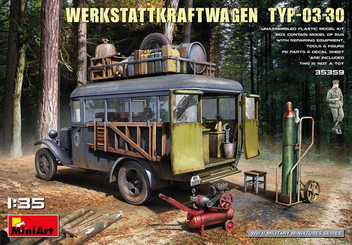 MiniArt 35359 1/35 Werkstattkraftwagen Type 03-30 German Mobile Workshop Truck Model Kit
