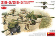 MiniArt 35369 1/35 WWII ZIS-2/ZIS-3 Gun with Limber and Crew (2in1) Model Kit