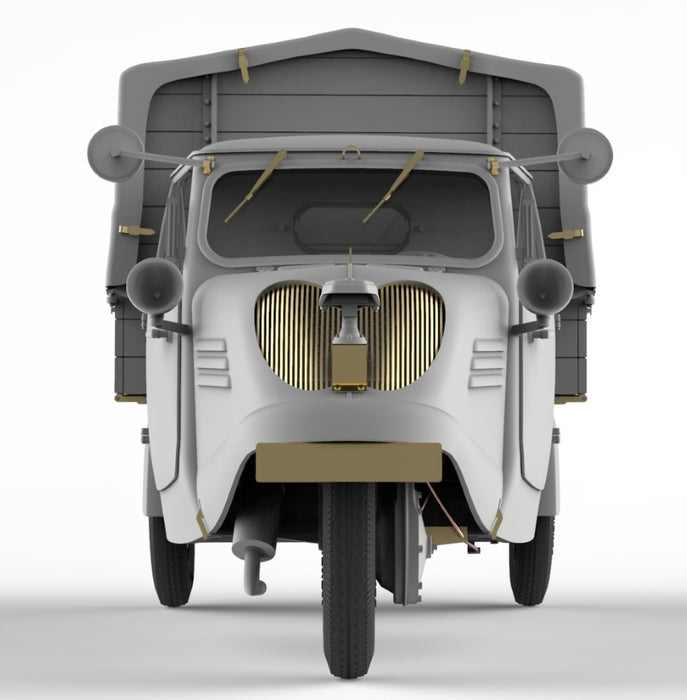 MiniArt 35371 1/35 Tempo E400 Hochlader Pritsche German 3-Wheel Delivery Truck Model Kit