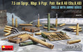MiniArt 35375 1/35 7.5cm SPRGR Shells with Ammo Boxes Model Kit