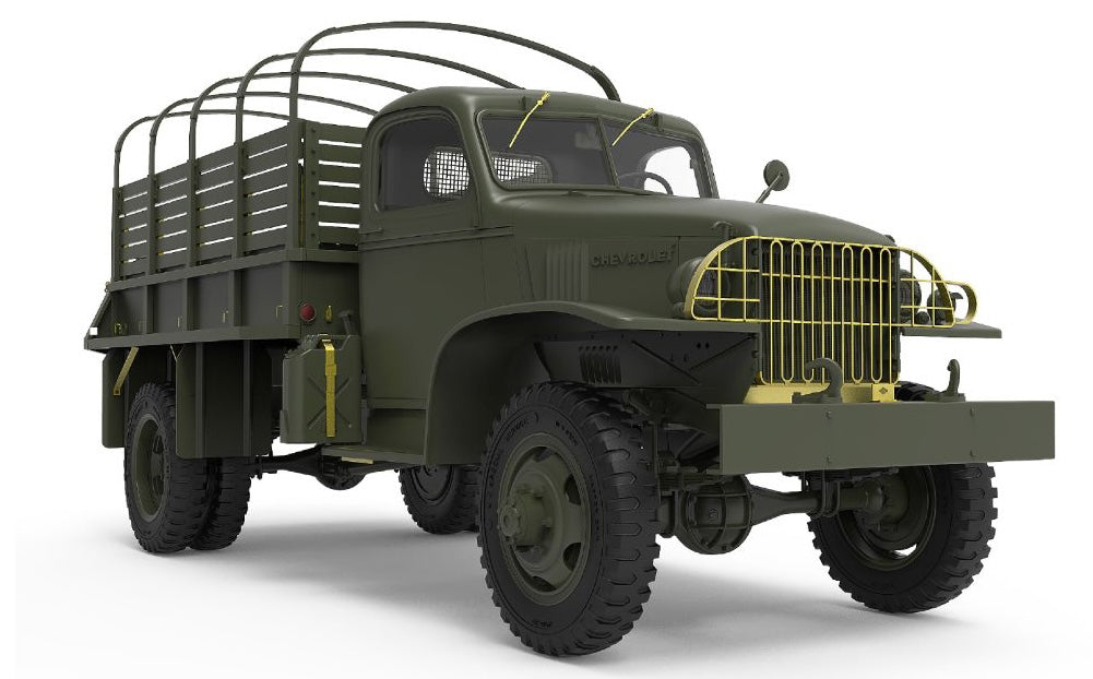 MiniArt 35383 1/35 G107 4x4 1.5 ton Cargo Truck with Metal Body Model Kit
