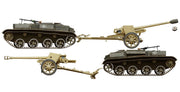 MiniArt 35395 1/35 German Artillery Tractor T-60(r) and Crew Towing PaK40 Gun Model Kit