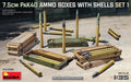 MiniArt 35398 1/35 7.5cm PaK40 Ammo Boxes with Shells Set 1 Model Kit