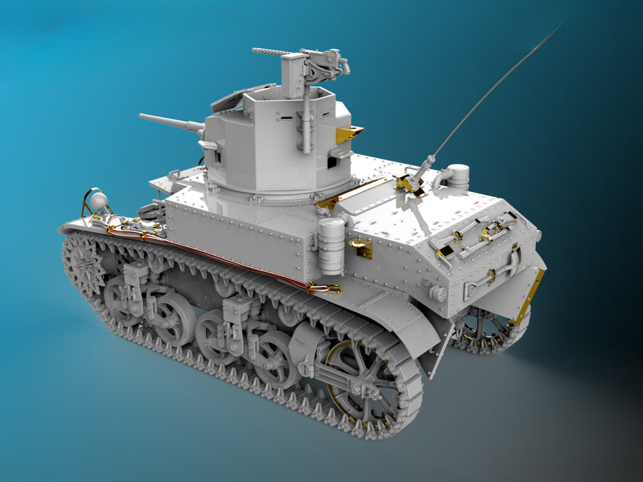 MiniArt 35404 1/35 M3 Stuart Early Prod. with Interior Model Tank Kit