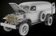 MiniArt 35405 1/35 US Army G7105 4x4 1.5 ton Panel Delivery Truck Model Kit