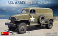 MiniArt 35405 1/35 US Army G7105 4x4 1.5 ton Panel Delivery Truck Model Kit