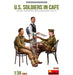 MiniArt 35406 1/35 WWII U.S. Soldiers in Cafe Model Kit