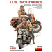 MiniArt 35422 1/35 US Soldiers with WLA Motorcycles Model Kit