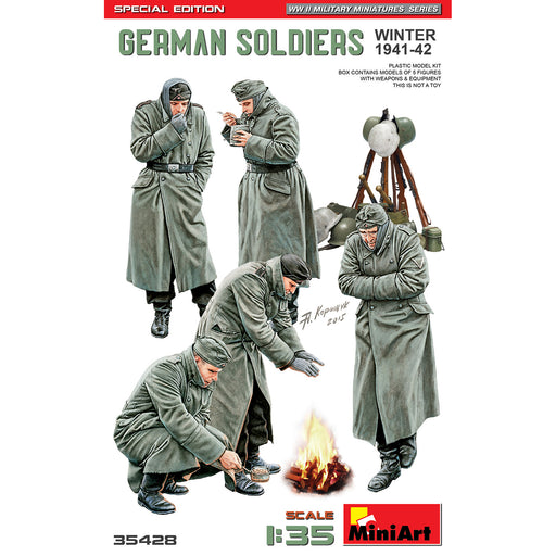 MiniArt 35428 1/35 German Soldiers Winter 1941-44' Model Kit