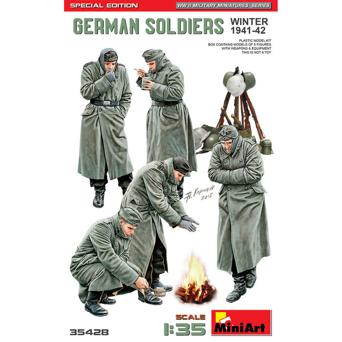 MiniArt 35428 1/35 German Soldiers Winter 1941-44' Model Kit