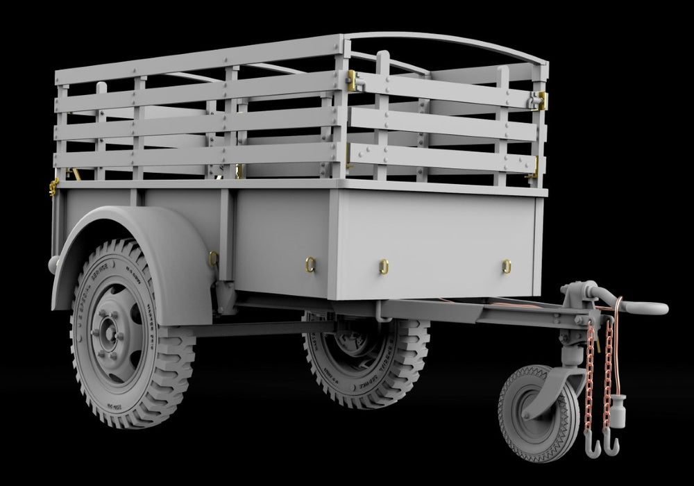 MiniArt 35436 1/35 G518 US 1ton Ben Hur Cargo Trailer Model Kit