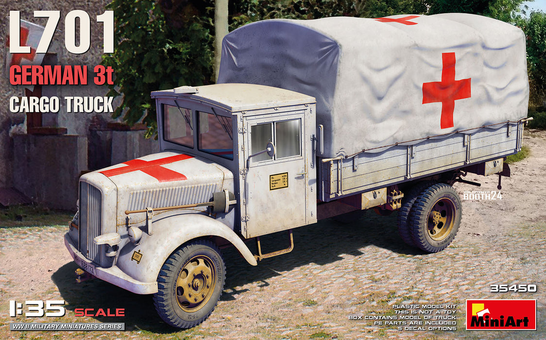 MiniArt 35450 1/35 L701 German 3t Cargo Truck Model Kit